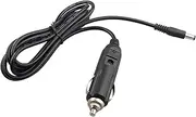 12V 5A Car Cigarette Lighter Power Supply Adapter Male Plug Extension Cable to DC 2.1mm Plug for Car Rear View CCTV Monitors Or Motor Device