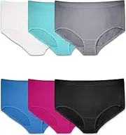 [Fruit of the Loom] Womens Fit for Me Breathable Micro-mesh Multi Pack Underwear Hipster Panties - Multi
