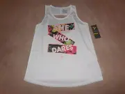 NEW, GIRLS OLD NAVY GO-DRY COOL TWIST BACK TANK, SHE WHO DARES, SIZE X-LG 14