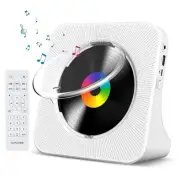 Portable Bluetooth Desktop CD Player for Home with Built-in Speakers And Remote