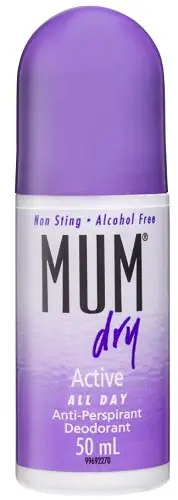 Mum Dry Active Roll-On Anti-Perspirant Deodorant 50mL