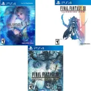 Final Fantasy X/X-2 HD Remaster & XII Zodiac Age & XV: Royal Edition PS4 Special