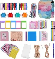 12-in-1 Instant Camera Accessories Bundle Kit Replacement for Mini 11 with Camera Bag/Camera Strap/Photo Album/Photo Clips/Photo Frame/Hanging String/Stickers/Pen/Filters