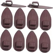 10pcs Anti-slip Car Floor Mat Clip High Edge Design Multipurpose Car Mat Fixing Buckle For Ensuring Car Safety And Cleanliness
