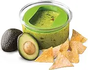 PrepWorks by Progressive Fresh Guacamole ProKeeper Plastic Kitchen Storage Container with Air Tight Lid, Green