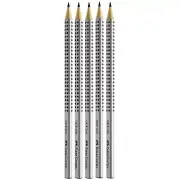 Faber-Castell Grip 2001 Triangular Graphite Pencils - 5 Pack - Buy 2 Get 10% Off