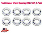 C-60 C60 Wheel Ball Bearings Kit for Zodiac Polaris 180/280 Pool Cleaner 8-Pack