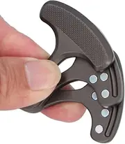 Fidget Slider, 3 Layer Metal Push Card Fidget Clicker, Magnetic Metal EDC Fidget Toys, Helps Relieve ADHD/Anxiety/Stress, Office Desk Toys for Boyfriend and Father (Gray)