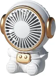 Personal Fan | Small Astronaut Air Cooler,Portable Quiet USB Charging Fan for Indoor Desk School Outdoor Camping Travel
