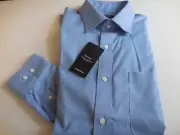 NORDSTROM BLUE SMARTCARE DRESS SHIRT TRIM FIT SIZE 15 1/2 32-33
