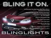 Renault Scenic LED DRL Head Light Strips Day Time Running Lamp Kit for Headlamps