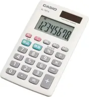 CASIO Portable calculator, card type, 8 digits, SL-797-A-N New Japan Free Ship