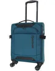 [Reebok] Pro 54cm Cabin Leather Film Soft Shell Case in Teal