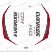Fits Evinrude 250hp G2 E-Tec Decal Kit (Red) - 2014-2016