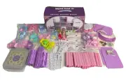 Dollhouse Dream House Building Toys 208 Pieces Ages 3+ Furniture Pets Figures in