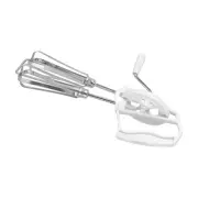 Small White Handheld Household Whisk Stainless Steel Manual Whisk Kitchen Hand B