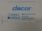 dacor APMTK30 stainless steal microwave trim kit