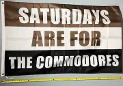FOOTBALL FLAG FREE USA SHIP Vanderbilt Commodor NCAA NFL Beer Cave USA Sign 3x5'