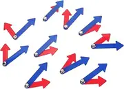 MAGICLULU Educational Clock Hand Props 10 Sets Plastic Telling Clock Hour Hands Needle for Learning