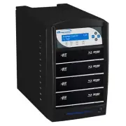 4 Target Blu-ray DVD CD Duplicator 500GB HDD USB 3.0 CopyConnect SharkBlu-S4T-BK