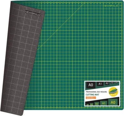 NEWBRAUG 36'' × 48'' Large Self Healing Cutting Double Sided 5-Ply Mat, Big Cutt