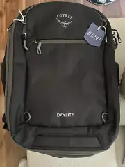 BRAND NEW Osprey Daylite Expandable Travel Backpack 26+6, Black (NEW VERSION)