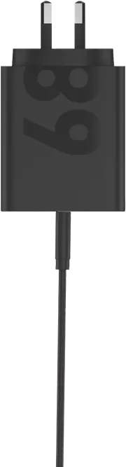 Motorola 68W Adapter with USB-C to C Cable 1M Black