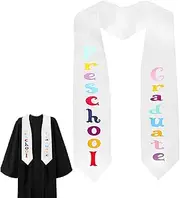 [Generic] Preschool Graduation Stole - Kindergarten Graduation Belt, Unisex Preschool Stole | Graduation Belt for Preschool Classroom Graduation Stole with Impr Words
