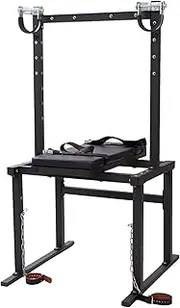 HCUDFN SM Sex Chair - Bondage Sex Furniture with Spreader Bar and Restraint Straps - Metal Sex Machine and Restraint Sex Toy for Men and Women Couples