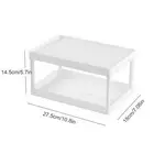 Sleek Two Tier Shelf Perfectly Sized for Cosmetics and Daily Essentials