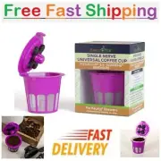 New Perfect Pod Single Serve Universal Reusable Coffee Filter Cup, Multistream