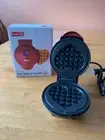 Dash® Heart Mini Waffle Maker in Red