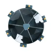 Windmill Rotating Rice Bucket Container for Flour Grain Storage Millet