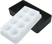 SEWACC 1Set Epoxy Resin Mixing Cup Silicone Mixing Box with Lid for DIY Crafts Versatile Resin Palette Tool for Creative Projects Durable and Reusable Mixing