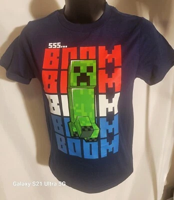 Boy's blue Roblox shirt size S by Mojang