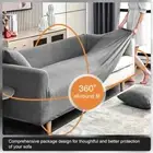 Thick SofaCover Slipcover Polar Fleece Armchair Cover 1/2/3/4 Seater Couch Cover