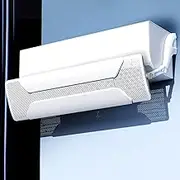 White Wind Deflector Adjustable Universal Windshield Anti-Straight Air-Conditioning Outlet Wind Deflector Wall Mounted Air Conditioner Windshield