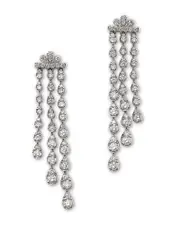 Bloomingdale's Fine Collection 14K White Gold Diamond Drop Earrings, 2.00 tcw