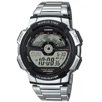 在飛比找蝦皮購物優惠-【CASIO】閃電世界戰士運動電子錶-鋼帶(AE-1100W