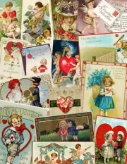 25+ pc Valentines Vintage Style Ephemera for Junk Journal Scrapbook