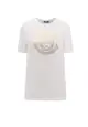 Cotton t-shirt with Logo print - VERSACE - White