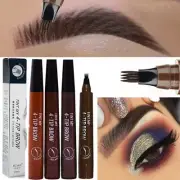 Tint Eye Brow 4-TIP BROW Waterproof Long Lasting Microblading Eyebrow Pen Pencil