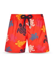 Vilebrequin Turtle Print Swim Trunks - Little Kid, Big Kid