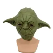 Adults Star Wars Master Yoda Mask Cosplay Costume Latex Helmet Halloween Props