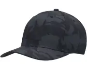 NEW! adidas Men's 3 Bar Snapback Golf/Pickleball Hat/Cap-Black Camo