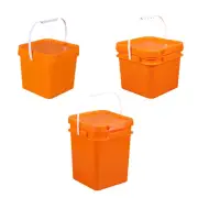 Square Bucket Heavy Duty for Car Washing Home Improvement Household Cleaning