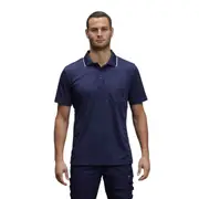 4 X Mens Kinggee Workcool Hyperfreeze Navy Short Sleeve Polo Shirt