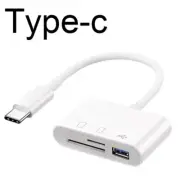 3 in 1 USB C to SD Card Reader TF Memory Adapter Type C For Laptop Tablets Phone