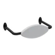 Nero Mecca Care Dda Toilet Backrest Matte Black NRCR0001MB