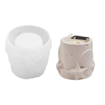 Multipurpose Shell Shaped Silicone Mould for Craft Jewelry and Home Storage